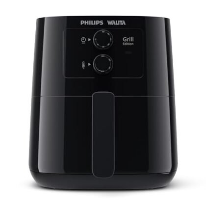 Aqui estão algumas opções de texto ALT para a imagem, focando em diferentes aspectos e níveis de detalhe: **Opção 1 (Simples e Direta):** ``` Airfryer Philips Walita ``` **Opção 2 (Um pouco mais descritiva):** ``` Airfryer Philips Walita Série 3000 Grill Edition. ``` **Opção 3 (Incluindo cor e recurso principal):** ``` Airfryer Philips Walita Preta com função Grill. ``` **Opção 4 (Para quem busca especificidade):** ``` Airfryer Philips Walita HD9202/91 Série 3000 Grill Edition, cor preta. ``` **Qual escolher?** * **Simples e Direta:** Se o contexto da página já fornece bastante informação sobre o produto. * **Mais Descritiva:** Se você quer dar um pouco mais de contexto sem ser muito detalhista. * **Cor e Recurso Principal:** Se a cor preta e a função grill são pontos importantes para destacar. * **Especificidade:** Se a precisão é crucial (por exemplo, em uma página de comparação de modelos). A escolha ideal depende do contexto da página onde a imagem está inserida. Se a página já menciona que é uma Airfryer Philips Walita, a opção mais simples pode ser suficiente. Se a página é um catálogo de produtos, uma opção mais descritiva pode ser melhor.