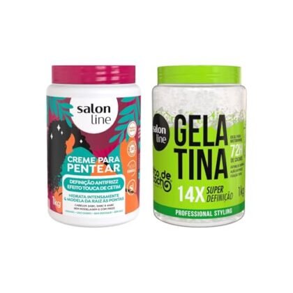 Aqui estão algumas opções de texto ALT para a imagem, utilizando "Definição Antifrizz" e considerando o contexto do produto: **Opção 1 (Focada na promessa do produto):** `Salon Line Kit Duplinha Perfeita: Definição Antifrizz para cabelos ondulados, cacheados e crespos. Vegano, 1kg.` **Opção 2 (Focada nos benefícios e público-alvo):** `Kit Salon Line para cachos definidos e sem frizz. Vegano, ideal para cabelos ondulados, cacheados e crespos. Promove definição antifrizz e hidratação profunda.` **Opção 3 (Mais descritiva):** `Imagem do Salon Line Kit Duplinha Perfeita, um tratamento vegano para cabelos ondulados, cacheados e crespos que oferece definição antifrizz e controle de volume. Embalagem de 1kg.` **Opção 4 (Curta e direta):** `Salon Line Kit Vegano: Definição Antifrizz para cabelos cacheados e crespos.` **Qual escolher?** A melhor opção dependerá do contexto onde a imagem será utilizada. Se você precisa ser breve, a opção 4 é ideal. Se você quer destacar os benefícios, a opção 2 é melhor. A opção 3 é mais completa, mas também mais longa. **Dicas adicionais:** * Se a imagem mostrar resultados (ex: um cabelo cacheado definido e sem frizz), você pode adicionar algo como: "Cabelos cacheados definidos e sem frizz, resultado do Salon Line Kit Duplinha Perfeita." * Se houver algum ingrediente chave destacado na imagem, você pode mencioná-lo no texto ALT. * Lembre-se que o texto ALT deve ser conciso e relevante para a imagem. Espero que estas opções ajudem!