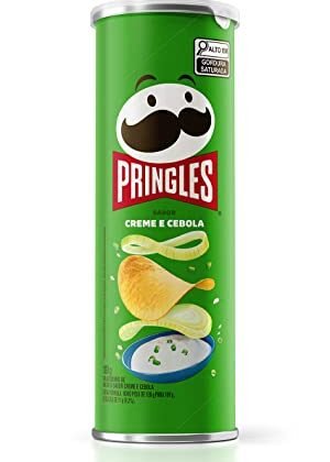 **Opções de texto ALT, priorizando a concisão e a descrição:** * **Pringles Creme Cebola** (Simples e direto, ideal se o contexto já é claro) * **Pringles Creme Cebola 109g** (Adiciona informação sobre o tamanho) * **Lata de Pringles Creme Cebola** (Especifica que é a lata do produto) * **Salgadinho Pringles Creme Cebola** (Deixa claro que é um salgadinho) A escolha ideal dependerá do contexto da imagem na página.