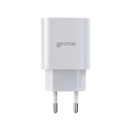 Aqui estão algumas opções de texto ALT para a imagem, utilizando "Carregador Rápido USB-C", cada uma com uma nuance diferente: * **Opção 1 (Simples e direta):** Carregador Rápido USB-C Geonav branco de 25W. * **Opção 2 (Mais descritiva):** Imagem de um Carregador Rápido USB-C Geonav Power Delivery 25W, modelo CH25PDWT, na cor branca. * **Opção 3 (Foco no uso):** Carregador Rápido USB-C para carregamento ultra rápido de dispositivos compatíveis com Power Delivery. * **Opção 4 (Inclusão da marca):** Carregador Rápido USB-C da Geonav, com Power Delivery 25W. A escolha da melhor opção depende do contexto e do objetivo da imagem. Se o foco é simplesmente identificar o produto, a opção 1 é suficiente. Se é importante destacar as características técnicas, a opção 2 é mais adequada. Se o objetivo é atrair a atenção para a funcionalidade do carregador, a opção 3 pode ser a melhor escolha.