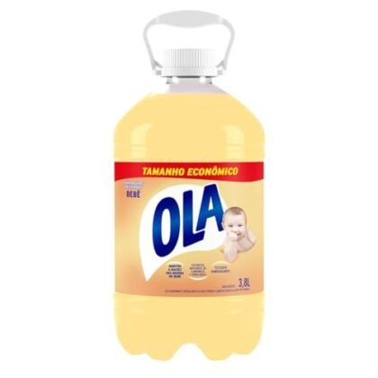 Aqui estão algumas opções de texto ALT para a imagem, com foco em diferentes aspectos: **Opções Curtas e Diretas:** * `Ola Bebê` * `Sabão Líquido Ola Bebê` * `Ola Bebê para Roupas Finas` **Opções Mais Descritivas:** * `Embalagem de 3,8 litros de Sabão Líquido Ola Bebê para Roupas Finas e Delicadas` * `Ola Bebê: Sabão líquido ideal para lavar as roupas do seu bebê com cuidado.` * `Frasco de Ola Bebê, sabão líquido para roupas finas e delicadas, ideal para bebês.` **Opção com Foco na Marca:** * `Ola Bebê: A escolha suave para as roupinhas do seu pequeno.` **Qual escolher?** Depende do contexto em que a imagem está sendo usada. Se o foco é apenas identificar a marca, as opções curtas são suficientes. Se você quer dar mais informações sobre o produto, as opções mais descritivas são melhores. Lembre-se que o texto ALT deve ser conciso e relevante para o conteúdo da página.
