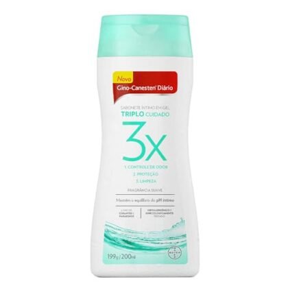 Aqui estão algumas opções de texto ALT para a imagem, utilizando "GINO-CANESTEN", com diferentes níveis de detalhe: **Opção 1 (Mais simples):** `GINO-CANESTEN Sabonete Íntimo Fragrância Suave` **Opção 2 (Um pouco mais descritiva):** `Frasco de GINO-CANESTEN Sabonete Íntimo com Fragrância Suave e Triplo Cuidado` **Opção 3 (Mais detalhada e focada nos benefícios):** `GINO-CANESTEN Sabonete Íntimo 200ml para higiene íntima, com fragrância suave e triplo cuidado para proteção e bem-estar.` **Qual escolher?** * A **opção 1** é boa se você precisa ser breve e o contexto já deixa claro que é um produto de higiene íntima. * A **opção 2** é um bom meio-termo, descrevendo o produto e a marca. * A **opção 3** é ideal se você precisa ser mais específico e destacar os principais benefícios do produto. Lembre-se que o objetivo do texto ALT é descrever a imagem para pessoas com deficiência visual e também para os mecanismos de busca. Escolha a opção que melhor se adapta ao seu contexto e público.