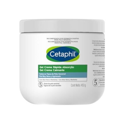 Aqui estão algumas opções de texto ALT para a imagem do Cetaphil Gel Creme Rápida Absorção Com Aloe Vera 453g, usando "Hidratação Cetaphil" como guia: **Opção 1 (Descritiva e concisa):** `Hidratação Cetaphil: Cetaphil Gel Creme com Aloe Vera para rápida absorção, pote de 453g.` **Opção 2 (Com foco no benefício principal):** `Hidratação Cetaphil: Gel creme Cetaphil com Aloe Vera, ideal para hidratação rápida e refrescante. Embalagem de 453g.` **Opção 3 (Um pouco mais detalhada):** `Hidratação Cetaphil: Cetaphil Gel Creme de Rápida Absorção com Aloe Vera para uma pele suave e hidratada. Pote grande de 453g.` **Opção 4 (Focada na marca e tipo de produto):** `Hidratação Cetaphil: Cetaphil, o especialista em hidratação. Gel creme com Aloe Vera para rápida absorção, 453g.` **Qual escolher?** A melhor opção depende do contexto onde a imagem está sendo utilizada. * Se o foco é na marca e no produto, a Opção 4 pode ser a melhor. * Se o foco é na hidratação e no benefício, a Opção 2 é uma boa escolha. * Para uma descrição simples e direta, a Opção 1 é ideal. * A Opção 3 oferece um bom equilíbrio entre descrição e benefícios. Lembre-se que o texto ALT deve ser conciso e descrever o que está na imagem, com foco naquilo que é mais relevante para o usuário.