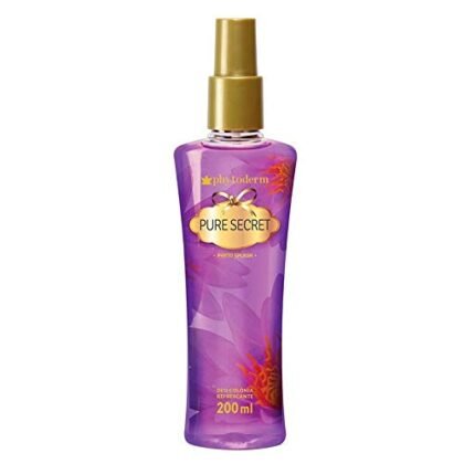 Aqui estão algumas opções de texto ALT para a imagem, utilizando "Phyto Splash", com diferentes níveis de detalhe: **Opção 1 (Mais concisa):** * Phyto Splash Desodorante Colônia Pure Secret Lilás. **Opção 2 (Um pouco mais descritiva):** * Desodorante Colônia Phyto Splash Pure Secret Lilás da Phytoderm. **Opção 3 (Enfatizando o frescor):** * Phyto Splash Pure Secret Lilás: Uma explosão de frescor em desodorante colônia. **Opção 4 (Se a imagem mostrar a embalagem em destaque):** * Frasco de Desodorante Colônia Phyto Splash Pure Secret Lilás da Phytoderm. **Qual escolher?** * Se o foco da imagem for apenas o produto, a opção 1 ou 2 são boas. * Se a imagem tentar transmitir uma sensação de frescor ou explosão de fragrância, a opção 3 é mais adequada. * Se a embalagem for o destaque, escolha a opção 4. Lembre-se: o texto ALT deve ser breve e descrever o conteúdo da imagem de forma clara e concisa.
