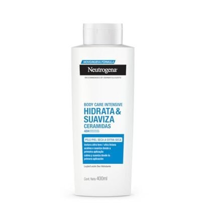 Aqui estão algumas opções de texto ALT para a imagem, utilizando "Hidratação Intensiva Neutrogena", com diferentes níveis de detalhe e foco: **Opção 1 (Simples e direta):** `Hidratação Intensiva Neutrogena - Neutrogena Hidratante Corporal Body Care Intensive Hidrata & Suaviza.` **Opção 2 (Um pouco mais descritiva):** `Hidratação Intensiva Neutrogena: Frasco de 400ml do Neutrogena Hidratante Corporal Body Care Intensive Hidrata & Suaviza.` **Opção 3 (Focada nos benefícios):** `Hidratação Intensiva Neutrogena para pele seca: Neutrogena Hidratante Corporal Body Care Intensive Hidrata & Suaviza.` **Opção 4 (Pensando em acessibilidade):** `Imagem de Neutrogena Hidratante Corporal Body Care Intensive Hidrata & Suaviza. Hidratação Intensiva Neutrogena para o corpo.` **Qual escolher?** * **Opção 1:** Ideal se o contexto já fornece mais informações sobre o produto. * **Opção 2:** Boa opção padrão, oferece um pouco mais de contexto. * **Opção 3:** Se a página ou o conteúdo enfatiza os benefícios para a pele seca. * **Opção 4:** Se a prioridade for acessibilidade, garantindo que pessoas com deficiência visual entendam que é um produto para o corpo. A melhor opção depende do contexto em que a imagem está sendo usada. Escolha a que melhor descreve a imagem e o que ela representa para o usuário.