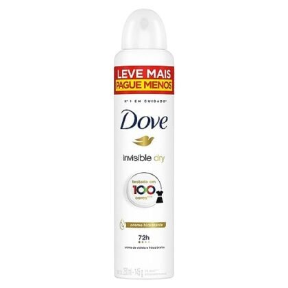 Aqui estão algumas opções de texto ALT para a imagem do produto "Dove Desodorante Antitranspirante Aerossol Invisible Dry 250 ML, Leve Mais e Pague Menos", usando "Dove Invisible Dry" como foco: **Opção 1 (Descritiva):** `Dove Invisible Dry: Antitranspirante aerossol que protege contra manchas brancas em roupas escuras e amareladas em roupas claras. Embalagem promocional "Leve Mais e Pague Menos".` **Opção 2 (Focada no benefício principal):** `Dove Invisible Dry: Desodorante antitranspirante que te protege sem deixar manchas nas suas roupas.` **Opção 3 (Simples e direta):** `Dove Invisible Dry: Aerossol antitranspirante com fórmula antimanchas.` **Opção 4 (Com foco na promoção):** `Dove Invisible Dry: Aproveite a promoção "Leve Mais e Pague Menos" neste antitranspirante antimanchas da Dove.` **Opção 5 (Para e-commerce, com foco na marca):** `Produto Dove Invisible Dry: Desodorante aerossol antitranspirante que não mancha, em oferta especial.` **Qual escolher?** A melhor opção depende do contexto em que a imagem está sendo usada. * **Se o objetivo é descrever o produto em detalhes:** Use a opção 1. * **Se o objetivo é destacar o principal benefício:** Use a opção 2. * **Se o objetivo é ser conciso:** Use a opção 3. * **Se o objetivo é chamar atenção para a promoção:** Use a opção 4. * **Se o objetivo é otimizar para e-commerce:** Use a opção 5. Lembre-se que o texto ALT deve ser conciso e informativo, descrevendo o que está na imagem e seu propósito.