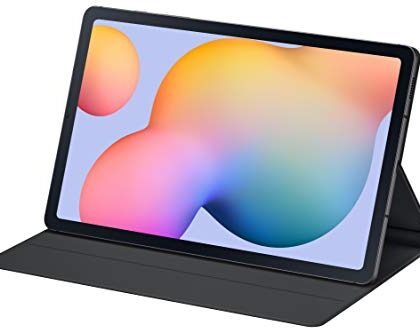 **Opção 1 (mais descritiva):** "Galaxy Tab S6 Lite 2024: Tablet Samsung com tela de 10.4 polegadas, câmera traseira de 8MP e frontal de 5MP, rodando Android 14." **Opção 2 (mais concisa):** "Galaxy Tab S6 Lite 2024: Tablet Samsung com tela de 10.4'." **Opção 3 (ênfase na marca):** "Tablet Samsung Galaxy Tab S6 Lite 2024." A melhor opção depende do contexto em que a imagem está sendo usada. Se a imagem for acompanhada de texto com as especificações, a opção 3 pode ser suficiente. Se a imagem estiver isolada, a opção 1 ou 2 podem ser mais úteis para fornecer contexto.