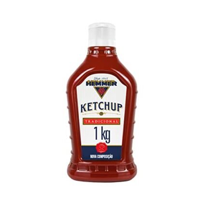 Aqui estão algumas opções de texto ALT para a imagem, usando "Ketchup Hemmer", com diferentes níveis de detalhe: **Opção 1 (Simples):** `Ketchup Hemmer Tradicional Bisnaga 1kg` **Opção 2 (Um pouco mais descritiva):** `Ketchup Hemmer em bisnaga de 1kg, pronto para usar.` **Opção 3 (Focando na marca):** `Bisnaga de 1kg de Ketchup Hemmer Tradicional, um clássico do sabor.` **Opção 4 (Se a imagem mostrar o produto em uso):** `Ketchup Hemmer sendo usado para temperar uma refeição.` (Ajuste conforme o uso visível na imagem) **Qual escolher?** * Se a imagem for autoexplicativa e o contexto já for claro, a opção 1 é suficiente. * Se quiser dar um pouco mais de informação, a opção 2 ou 3 são boas escolhas. * Se a imagem mostrar o ketchup sendo usado, a opção 4 é a mais apropriada, adaptando a descrição ao uso específico. Lembre-se que o texto ALT deve ser conciso e relevante para o conteúdo da imagem e o contexto da página.