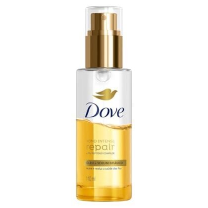 Aqui estão algumas opções de texto ALT para a imagem, com foco em "Reparação Capilar Intensa": **Opção 1 (Simples e direta):** `Reparação Capilar Intensa com Dove Óleo + Sérum Bifásico Bond Intense Repair.` **Opção 2 (Mais descritiva):** `Frasco de Dove Óleo + Sérum Bifásico Bond Intense Repair 110ml. Tratamento para Reparação Capilar Intensa dos fios danificados.` **Opção 3 (Focada no resultado):** `Dove Bond Intense Repair: Óleo + Sérum para Reparação Capilar Intensa e cabelos visivelmente mais saudáveis.` **Opção 4 (Inclui a marca):** `Dove Óleo + Sérum Bifásico Bond Intense Repair para uma Reparação Capilar Intensa e eficaz. Cabelos mais fortes e revitalizados.` **Qual escolher?** A melhor opção depende do contexto da imagem e da página. Se a página já tem muito texto sobre o produto, uma opção mais simples como a **Opção 1** ou **Opção 2** pode ser suficiente. Se a imagem for o principal destaque, a **Opção 3** ou **Opção 4** podem ser mais informativas. Lembre-se que o texto ALT deve ser conciso e descrever o conteúdo da imagem da forma mais precisa possível.