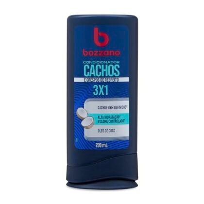 Aqui estão algumas opções de texto ALT, variando em nível de detalhe e foco: **Opção 1 (Simples e Direta):** `Bozzano Cachos, condicionador 3x1 para cabelos cacheados e crespos.` **Opção 2 (Um pouco mais descritiva):** `Bozzano Cachos: Condicionador Cachos e Crespos 3x1 em embalagem de 200ml, da marca Bozzano.` **Opção 3 (Focada na funcionalidade):** `Bozzano Cachos: Condicionador 3x1 para definir, hidratar e nutrir cabelos cacheados e crespos.` **Opção 4 (Se a imagem mostrar a embalagem com destaque para os benefícios):** `Bozzano Cachos: Embalagem do condicionador Cachos e Crespos 3x1, com destaque para os benefícios para cabelos cacheados.` **Qual usar?** A melhor opção depende do contexto da imagem e da sua estratégia de SEO. Se a imagem for apenas um pequeno ícone, a opção 1 pode ser suficiente. Se a imagem for maior e mais relevante, a opção 2 ou 3 podem ser melhores. Se a embalagem mostrar informações adicionais relevantes, a opção 4 pode ser a ideal. Lembre-se: o texto ALT deve ser conciso, relevante e descrever o conteúdo da imagem da forma mais precisa possível.