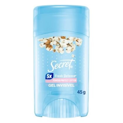 Aqui estão algumas opções de texto ALT para a imagem, utilizando "Secret Algodão", com diferentes níveis de detalhe: **Opção 1 (Mais simples):** `Secret Algodão: Desodorante antitranspirante em gel.` **Opção 2 (Um pouco mais descritiva):** `Desodorante antitranspirante em gel Secret Algodão, embalagem de 45g.` **Opção 3 (Focada na sensação):** `Secret Algodão: Desodorante antitranspirante em gel para proteção com toque de algodão.` **Opção 4 (Para e-commerce, com foco no produto):** `Imagem do desodorante em gel antitranspirante Secret Algodão Proteção de Algodão 45g.` **Qual escolher?** * **Simplicidade:** Se o contexto da imagem já é claro (por exemplo, em uma página de produtos de desodorantes), a opção 1 ou 2 são suficientes. * **Mais detalhes:** Se a imagem precisa se "explicar" melhor, ou se você quer destacar a sensação de algodão, a opção 3 é melhor. * **E-commerce:** A opção 4 é ideal para garantir que o nome completo do produto seja incluído no texto ALT, auxiliando na otimização para mecanismos de busca (SEO) e acessibilidade. **Importante:** O texto ALT deve ser conciso e descrever o conteúdo da imagem de forma relevante para o contexto da página.