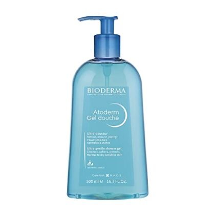 Aqui estão algumas opções de texto ALT para a imagem, utilizando "Atoderm Gel Douche" e variando em detalhe e foco: * **Opção 1 (Curta e Direta):** Atoderm Gel Douche, gel de banho para higiene diária. * **Opção 2 (Mais Descritiva):** Frasco de 500ml de Atoderm Gel Douche, da Bioderma, para higiene diária e prevenção do ressecamento da pele. * **Opção 3 (Foco na Marca):** Atoderm Gel Douche Bioderma, um gel de banho suave para uso diário. * **Opção 4 (Enfatizando o Benefício):** Atoderm Gel Douche: Limpeza suave e hidratação para a pele. A escolha da melhor opção depende do contexto da imagem e da sua prioridade. Se a imagem é apenas ilustrativa, a opção 1 ou 3 podem ser suficientes. Se você quer destacar os benefícios do produto, a opção 2 ou 4 são melhores.