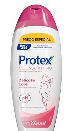 Aqui estão algumas opções de texto ALT para a imagem, usando "Protex Íntimo" e variando em detalhes: **Opção 1 (Simples e direta):** `Protex Íntimo Delicate Care, sabonete líquido para higiene íntima feminina.` **Opção 2 (Um pouco mais descritiva):** `Protex Íntimo Delicate Care 200ml em promoção. Sabonete líquido para cuidado íntimo suave.` **Opção 3 (Focada no benefício):** `Protex Íntimo: Cuidado delicado e proteção para a higiene íntima feminina.` **Opção 4 (Se houver embalagem específica):** `Embalagem do sabonete líquido Protex Íntimo Delicate Care 200ml. Promoção!` **Qual usar?** * **Simples e direta:** Ótima para quando o contexto da imagem já é claro (ex: página de produto). * **Mais descritiva:** Ideal se a imagem estiver em um artigo ou blog onde precisa dar mais detalhes rapidamente. * **Focada no benefício:** Bom para anúncios ou posts de redes sociais. * **Embalagem específica:** Importante se a embalagem tiver algum design particular ou for relevante para a mensagem. Escolha a opção que melhor se encaixa no contexto da imagem e na sua estratégia de SEO.