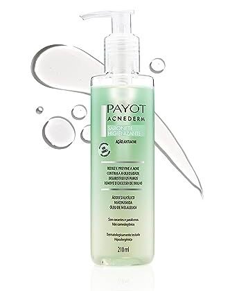 Aqui estão algumas opções de texto ALT para a imagem, usando "Sabonete Acnederm Payot", com diferentes níveis de detalhe: **Opção 1 (Mais simples):** ``` Sabonete Acnederm Payot. ``` **Opção 2 (Um pouco mais descritiva):** ``` Sabonete Acnederm Payot para limpeza facial. ``` **Opção 3 (Incluindo a marca e foco no problema):** ``` Sabonete Acnederm Payot, ideal para pele acneica. ``` **Opção 4 (Mais completa, com detalhes do produto):** ``` Sabonete Acnederm Payot, frasco verde de 210ml, para higiene facial e controle da acne. ``` **Qual escolher?** A escolha depende do contexto em que a imagem está sendo usada. Se a imagem estiver em uma página de produto, a opção mais simples (Opção 1 ou 2) pode ser suficiente. Se a imagem estiver em um artigo sobre acne, a opção 3 pode ser melhor. Se a imagem for a única fonte de informação sobre o produto, a opção 4 é a mais completa e informativa. Recomendo a **Opção 4** para uma descrição mais completa e útil.