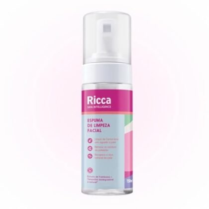 Aqui estão algumas opções de texto ALT, considerando diferentes níveis de detalhe e intenção: **Opção 1 (Simples e direto):** ``` Ricca Limpeza Facial ``` **Opção 2 (Um pouco mais descritivo):** ``` Ricca Limpeza Facial - Espuma de limpeza para o rosto. ``` **Opção 3 (Com foco no benefício principal):** ``` Ricca Limpeza Facial - Espuma para uma pele limpa e fresca. ``` **Opção 4 (Se a embalagem for visível e importante):** ``` Ricca Limpeza Facial - Frasco de espuma de limpeza facial Ricca. ``` **Qual escolher?** * **Se o foco for simplesmente identificar o produto:** Opção 1 ou 2 são suficientes. * **Se quiser destacar o tipo de produto e o que ele faz:** Opção 2 ou 3. * **Se a embalagem tiver um design específico que é importante para a identificação:** Opção 4. **Importante:** Escolha a opção que melhor descreve a imagem e que é mais relevante para o contexto onde a imagem está sendo usada. Pense no que você quer que o usuário saiba ao ver a imagem (ou ao *não* conseguir ver a imagem).