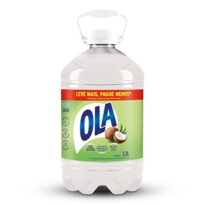 Aqui estão algumas opções de texto ALT para a imagem, usando "Ola Coco Delicadas", com diferentes níveis de detalhe: **Opção 1 (Curta e direta):** ``` Ola Coco Delicadas, sabão líquido para roupas delicadas. ``` **Opção 2 (Um pouco mais descritiva):** ``` Ola Coco Delicadas 3.8L: Sabão líquido para lavar roupas delicadas com cuidado e perfume suave de coco. ``` **Opção 3 (Foco na marca e uso):** ``` Frasco de 3.8L de Ola Coco Delicadas, ideal para a lavagem suave e eficaz de suas roupas mais delicadas. ``` **Opção 4 (Acessibilidade - para quem tem baixa visão):** ``` Imagem de um frasco branco e verde de Ola Coco Delicadas, sabão líquido para roupas delicadas com aroma de coco, volume 3.8 litros. ``` **Qual escolher?** A melhor opção depende do contexto da sua página e do quão detalhada você precisa ser. Em geral, uma descrição concisa e informativa (como a opção 2 ou 3) é a mais recomendada.