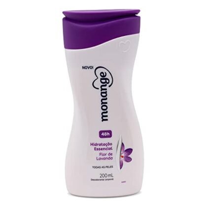 Aqui estão algumas opções de texto ALT para a imagem, utilizando "Monange Lavanda", variando em descrição e foco: * **Opção 1 (Simples):** Monange Lavanda: Hidratante desodorante flor de lavanda branco, 200ml. * **Opção 2 (Descritiva):** Monange Lavanda: Frasco de hidratante desodorante flor de lavanda branco da Monange, com 200ml. * **Opção 3 (Foco na marca):** Monange Lavanda: Hidratante da Monange com aroma de flor de lavanda para hidratação e desodorização. * **Opção 4 (Curta e direta):** Monange Lavanda: Hidratante flor de lavanda, 200ml. A melhor opção dependerá do contexto em que a imagem está sendo utilizada e do nível de detalhe desejado.
