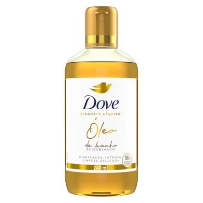 Aqui estão algumas opções de texto ALT para a imagem, utilizando "Óleo de Banho Dove", com diferentes níveis de detalhe: **Opção 1 (Simples e direta):** `Óleo de Banho Dove Hidratação Intensa e Limpeza Delicada 240ml.` **Opção 2 (Um pouco mais descritiva):** `Óleo de Banho Dove para hidratação intensa e limpeza delicada da pele. Embalagem de 240ml.` **Opção 3 (Destacando os ingredientes naturais):** `Óleo de Banho Dove, glicerinado e com 96% de ingredientes de origem natural, para uma pele hidratada e limpa.` **Opção 4 (Focada nos benefícios):** `Imagem do Óleo de Banho Dove, ideal para uma hidratação intensa e limpeza suave da pele no banho.` **Qual escolher?** * Se o contexto for uma lista de produtos, a opção 1 pode ser suficiente. * Se a imagem for o foco principal da página, uma das opções mais descritivas (2, 3 ou 4) seria melhor. * A opção 3 destaca um dos principais atrativos do produto: seus ingredientes naturais. **Dica:** Considere o contexto da página e o público-alvo ao escolher o texto ALT mais adequado. O objetivo é fornecer uma descrição precisa da imagem para pessoas com deficiência visual ou que não conseguem carregar a imagem.