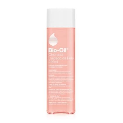 Aqui estão algumas opções de texto ALT para a imagem, usando "Bio-Oil" e variando em nível de detalhe: **Opção 1 (Simples e direta):** `Bio-Oil: Óleo corporal para cuidados com a pele.` **Opção 2 (Um pouco mais descritiva):** `Frasco de Bio-Oil, óleo corporal com Purcellin Oil, para hidratar e melhorar a aparência da pele.` **Opção 3 (Focando no benefício):** `Bio-Oil para uma pele mais macia e hidratada. O óleo corporal ajuda a atenuar cicatrizes e estrias.` **Opção 4 (Se a imagem mostrar a embalagem especificamente):** `Embalagem de Bio-Oil Óleo Corporal C/Purcellin Oilâ 200ml.` **Qual escolher?** * Se o contexto for geral e a imagem for apenas ilustrativa, a **Opção 1** ou **Opção 2** são suficientes. * Se você quiser destacar os benefícios do produto, use a **Opção 3**. * Se a imagem mostra especificamente o produto e sua embalagem, a **Opção 4** é a melhor. **Importante:** * Mantenha o texto ALT conciso e relevante. * Use palavras-chave que ajudem na busca (Bio-Oil, óleo corporal). * Certifique-se de que o texto ALT descreve com precisão o conteúdo da imagem.