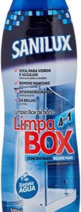 Aqui estão algumas opções de texto ALT para a imagem, considerando diferentes abordagens: **Opção 1 (Descritiva):** `Limpa Box Concentrado Sanilux 300ml da Bettanin, embalagem branca e azul.` **Opção 2 (Focada na função):** `Sanilux Limpa Box Concentrado para uma limpeza eficaz do seu box de banheiro.` **Opção 3 (Combinando descrição e função):** `Embalagem de 300ml do Sanilux Limpa Box Concentrado da Bettanin, ideal para limpeza profunda do box.` **Opção 4 (Caso a imagem mostre o produto em uso):** `Limpa Box Concentrado Sanilux sendo aplicado em um box de banheiro para remover manchas e sujeira.` **Qual opção escolher?** * Se a imagem for apenas da embalagem do produto, as opções 1, 2 ou 3 são boas. * Se a imagem mostrar o produto em uso (aplicado no box), a opção 4 é mais adequada. **Dica:** Escolha a opção que melhor descreve a imagem e fornece o contexto mais útil para o usuário, especialmente para aqueles com deficiência visual.