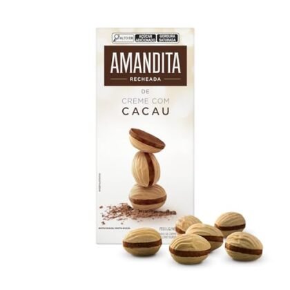 Aqui estão algumas opções de texto ALT para a imagem, utilizando "Amandita" e variando em nível de detalhe: **Opções curtas e diretas:** * Amandita * Chocolate Amandita **Opções mais descritivas:** * Lacta Chocolate Amandita * Chocolate Amandita da Lacta * Imagem de uma embalagem de Chocolate Amandita 200g da Lacta **Opção com foco na marca:** * Produto Lacta: Chocolate Amandita A melhor escolha dependerá do contexto da sua página e do que você deseja enfatizar. Se o objetivo principal é apenas identificar o produto, as opções mais curtas são suficientes. Se você quer ajudar o usuário a entender o que está vendo, as opções mais descritivas são melhores.