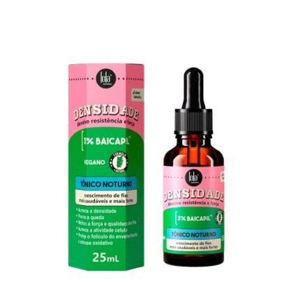 Aqui estão algumas opções de texto ALT para a imagem, utilizando "Densidade Capilar", com diferentes níveis de detalhe: **Opção 1 (Curta e direta):** `Densidade Capilar: Lola Cosmetics Densidade Tônico Noturno.` **Opção 2 (Um pouco mais descritiva):** `Densidade Capilar: Frasco do Lola Cosmetics Densidade Tônico Noturno, promovendo o crescimento capilar.` **Opção 3 (Focada no benefício):** `Densidade Capilar: Lola Cosmetics Densidade Tônico Noturno para um cabelo mais denso e forte.` **Opção 4 (Se a imagem mostrar o produto sendo aplicado):** `Densidade Capilar: Aplicação do Lola Cosmetics Densidade Tônico Noturno para estimular o crescimento e a densidade dos fios.` **Qual usar?** * Se você precisa ser extremamente breve, a **Opção 1** é a melhor. * Se você tem um pouco mais de espaço, a **Opção 2** ou **Opção 3** são boas escolhas. * Se a imagem mostrar o produto em uso, a **Opção 4** é mais relevante. **Importante:** Lembre-se que o texto ALT deve ser conciso e relevante ao que a imagem mostra. Evite exageros ou informações desnecessárias. O foco é tornar a imagem acessível para pessoas com deficiência visual e melhorar o SEO do seu site.