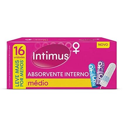 Aqui estão algumas opções de texto ALT para a imagem, considerando diferentes níveis de detalhe e otimização para acessibilidade e SEO: **Opções Curtas e Diretas:** * "Intimus Interno Médio" * "Absorvente Interno Intimus Médio" **Opções um Pouco Mais Descritivas:** * "Embalagem de Absorventes Internos Intimus Médio" * "Absorventes Internos Intimus Médio para fluxo moderado" **Opção Mais Detalhada (Se a imagem mostrar mais detalhes do produto):** * "Caixa de absorventes internos Intimus Médio com 16 unidades. Detalhes do produto e da embalagem." **Qual escolher?** * Se o contexto da página já deixa claro que se trata de absorventes internos, a opção mais curta ("Intimus Interno Médio") é suficiente. * Se você precisa reforçar a marca ou o tipo de produto, use "Absorvente Interno Intimus Médio". * Se a imagem em si mostrar algo específico (como o design da embalagem, ou a indicação para fluxo moderado), adicione essa informação no texto ALT. **Importante:** O objetivo do texto ALT é descrever a *imagem* para quem não pode vê-la. Seja conciso e relevante. Evite repetir informações que já estão no texto ao redor da imagem.