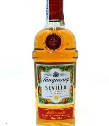 Aqui estão algumas opções de texto ALT, variando em nível de detalhe: * **Opção 1 (simples):** Gin Sevilla * **Opção 2 (mais descritiva):** Garrafa de Gin Sevilla Tanqueray, 700ml. * **Opção 3 (focada na marca):** Gin Tanqueray Sevilla, um gin premium com sabor de laranja. A melhor opção dependerá do contexto da imagem e da página web. Se a página já menciona o nome completo, a opção 1 pode ser suficiente. Se a imagem é a principal forma de apresentar o produto, a opção 2 ou 3 seriam melhores.