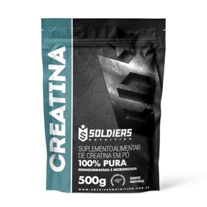 Aqui estão algumas opções de texto ALT para a imagem, considerando o título do produto e a palavra-chave "Creatina": **Opção 1 (Simples e direta):** `Creatina Monohidratada Soldiers Nutrition, pote de 500g.` **Opção 2 (Um pouco mais descritiva):** `Creatina monohidratada pura importada da Soldiers Nutrition, pote de 500g para suplementação esportiva.` **Opção 3 (Focando na marca e pureza):** `Pote de 500g de Creatina Monohidratada 100% Pura da Soldiers Nutrition.` **Opção 4 (Para destacar o uso):** `Suplemento de Creatina Monohidratada 500g Soldiers Nutrition para atletas e praticantes de atividades físicas.` **Qual escolher?** * A **opção 1** é a mais concisa e serve para a maioria dos casos. * As **opções 2, 3 e 4** adicionam mais detalhes, o que pode ser útil se você quiser destacar algum aspecto específico do produto (como a pureza, a marca ou o uso). Lembre-se que o texto ALT deve ser breve e informativo, descrevendo o que está na imagem de forma clara para quem não pode vê-la.