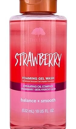 Aqui estão algumas opções de texto ALT para a imagem, utilizando "Gel Espuma Morango Tree Hut", com diferentes níveis de detalhe: **Opção 1 (Simples):** `Gel Espuma Morango Tree Hut` **Opção 2 (Um pouco mais descritiva):** `Gel Espuma Morango Tree Hut para limpeza e hidratação da pele.` **Opção 3 (Incluindo o nome da marca):** `Frasco de Gel Espuma Morango Tree Hut.` **Opção 4 (Mais completa, se a imagem mostrar o produto em uso):** `Gel Espuma Morango Tree Hut sendo usado para limpar a pele, proporcionando hidratação.` **Qual escolher?** * Se a imagem for apenas do frasco, a **Opção 1 ou 3** são suficientes. * Se a imagem mostrar o produto em uso ou destacar os benefícios, a **Opção 2 ou 4** são mais adequadas. Lembre-se de que o texto ALT ideal é conciso, informativo e descreve o que está sendo mostrado na imagem. Adapte a descrição à imagem real do produto.