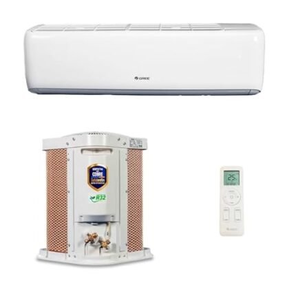Aqui estão algumas opções de texto ALT para a imagem, considerando "Gree Inverter 18000" como foco: * **Opção 1 (Simples e direta):** Gree Inverter 18000 BTU, ar condicionado split. * **Opção 2 (Um pouco mais descritiva):** Ar condicionado Gree Inverter 18000 BTU, modelo split hi wall. * **Opção 3 (Focando na tecnologia):** Ar condicionado Inverter Gree 18000 BTU para climatização eficiente. * **Opção 4 (Destacando o modelo):** Ar condicionado Gree G-Top Inverter 18000 BTU. A escolha ideal dependerá do contexto da imagem e do objetivo da página. Se a página detalha especificamente o modelo G-Top, a Opção 4 é uma boa escolha. Se o foco é a capacidade do aparelho, a Opção 1 ou 2 podem ser mais adequadas. A Opção 3 foca no benefício da tecnologia Inverter.
