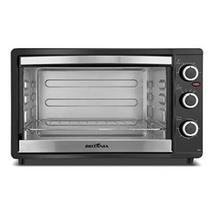 Aqui estão algumas opções de texto ALT para a imagem, utilizando "Forno Elétrico Britânia", com diferentes níveis de detalhe: * **Opção curta e direta:** "Forno Elétrico Britânia" * **Opção um pouco mais descritiva:** "Forno Elétrico Britânia" * **Opção incluindo o modelo (se visível na imagem):** "Forno Elétrico Britânia, modelo BFE41P" * **Opção focando em um detalhe visual (se relevante):** "Forno Elétrico Britânia com porta de vidro" * **Opção contextual (se a imagem mostrar o forno em uso):** "Forno Elétrico Britânia assando um bolo" **Recomendação:** A melhor opção depende do contexto da imagem e do que você quer destacar. Se a imagem mostrar claramente o modelo e o design do forno, a opção que inclui "modelo BFE41P" é a mais completa. Se a imagem for mais genérica, a opção curta e direta pode ser suficiente.