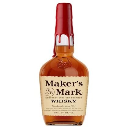 Aqui estão algumas opções de texto ALT para a imagem, utilizando "Maker's Mark", com diferentes níveis de detalhe: **Opções mais simples:** * Maker's Mark * Whisky Maker's Mark **Opções mais descritivas:** * Garrafa de whisky Maker's Mark * Maker's Mark Bourbon Whisky 750ml * Imagem da garrafa de whisky Maker's Mark com o característico selo de cera vermelha. A melhor opção dependerá do contexto da imagem na página web e do quão detalhado você precisa ser. Se a página já menciona o nome do whisky várias vezes, a opção mais simples ("Maker's Mark") pode ser suficiente. Se a imagem for a única referência ao produto, a opção mais descritiva seria mais adequada.