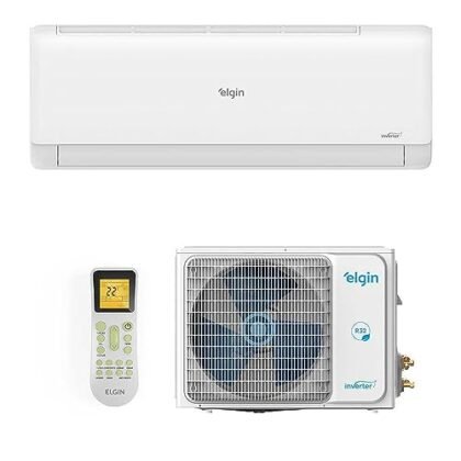 Aqui estão algumas opções de texto ALT, variando em nível de detalhe, para a imagem do ar-condicionado: **Opção 1 (Mais simples e focada):** `Ar-Condicionado Inverter WiFi Elgin Eco 12000 BTUs.` **Opção 2 (Um pouco mais descritiva):** `Ar-Condicionado Inverter WiFi Elgin Eco, modelo Split, 12000 BTUs, apenas frio.` **Opção 3 (Mais completa, incluindo o recurso WiFi):** `Ar-Condicionado Inverter WiFi Elgin Eco 12000 BTUs com Wi-Fi integrado para controle remoto.` **Opção 4 (Foco no Inverter e WiFi, ideal para SEO):** `Ar-Condicionado Inverter WiFi: Elgin Eco, economia e controle inteligente.` **Qual escolher?** * Se o objetivo principal é acessibilidade, a **Opção 1** é suficiente. * Se você quer fornecer um pouco mais de informação, a **Opção 2** é boa. * Se o WiFi é um ponto de venda chave, a **Opção 3** é a melhor escolha. * Se você está preocupado com SEO, a **Opção 4** pode ajudar a melhorar o ranqueamento. Lembre-se de que o texto ALT deve ser conciso e descrever o conteúdo da imagem da forma mais relevante possível para o contexto da página. Escolha a opção que melhor se encaixa na sua estratégia.