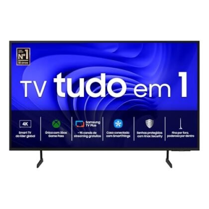 Aqui estão algumas opções de texto ALT para a imagem, usando a palavra-chave "Samsung 4K", com diferentes níveis de detalhe: **Opção 1 (Mais simples):** ``` Samsung 4K Smart TV 43 polegadas. ``` **Opção 2 (Um pouco mais detalhada):** ``` Samsung 4K UHD TV de 43 polegadas modelo 43DU7700. ``` **Opção 3 (Foco nas funcionalidades):** ``` Samsung 4K Smart TV com Processador Crystal 4K e Gaming Hub. ``` **Opção 4 (Mais descritiva):** ``` Imagem de uma Samsung 4K Smart TV de 43 polegadas, modelo 43DU7700, destacando sua qualidade de imagem UHD e funcionalidades como o Processador Crystal 4K e o Gaming Hub. ``` **Qual opção escolher?** * A opção mais simples é boa se o contexto da imagem já é claro. * As opções mais detalhadas são melhores se a imagem precisa ser mais autoexplicativa ou se você quer otimizar para busca. Recomendo a **Opção 3** ou **Opção 4**, pois fornecem informações importantes sobre o produto.