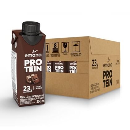 Aqui estão algumas opções de texto ALT, variando em nível de detalhe: **Opção 1 (Simples):** `Emana Protein Bebida Proteica Sabor Cacau` **Opção 2 (Um pouco mais descritiva):** `Emana Protein, bebida proteica sabor cacau sem açúcar, embalagem com 12 unidades.` **Opção 3 (Foco na marca e benefícios):** `Emana Protein: Sua bebida proteica sabor cacau sem açúcar, ideal para um estilo de vida saudável. Embalagem com 12 unidades.` **Opção 4 (Se a imagem mostrar a embalagem em detalhes):** `Embalagem de Emana Protein, bebida proteica sabor cacau sem adição de açúcares, com design moderno e informativo. Caixa com 12 unidades de 250ml.` **Qual escolher?** * **Opção 1:** Boa se a imagem for pequena e o contexto for óbvio. * **Opção 2:** Um bom meio termo para a maioria das situações. * **Opção 3:** Ideal se você quer destacar a marca e os benefícios do produto. * **Opção 4:** Use se a imagem focar na embalagem em si. **Dica:** Se a imagem mostrar alguém consumindo a bebida, você pode adicionar isso ao texto ALT também: `Emana Protein, bebida proteica sabor cacau sem açúcar, perfeita para depois do treino.`