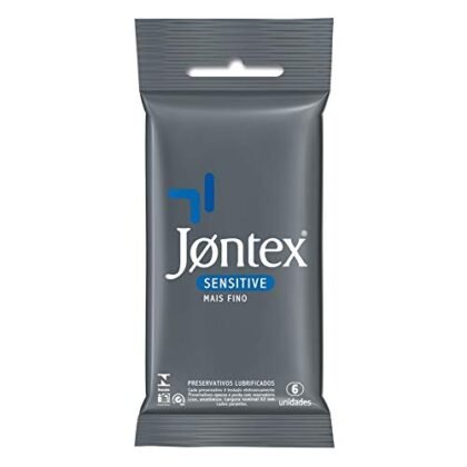 Aqui estão algumas opções de texto ALT para a imagem, variando em nível de detalhe: **Opção 1 (Simples e direta):** `Jontex Sensitive` **Opção 2 (Um pouco mais descritiva):** `Embalagem de camisinhas Jontex Sensitive` **Opção 3 (Mais informativa, ideal se a embalagem estiver claramente visível):** `Caixa de preservativos Jontex Sensitive com 6 unidades.` **Opção 4 (Enfatizando o benefício principal):** `Jontex Sensitive: camisinhas para maior sensibilidade.` **Qual escolher?** * **Se o contexto for muito claro (ex: já tem o texto do produto ao lado), a opção 1 é suficiente.** * **Se você quer garantir que o usuário saiba o que está vendo, opte pela opção 2 ou 3.** * **Se você quer dar um destaque ao tipo do produto, use a opção 4.** Lembre-se que o texto ALT deve ser conciso e informativo, ajudando pessoas com deficiência visual a entenderem o conteúdo da imagem.