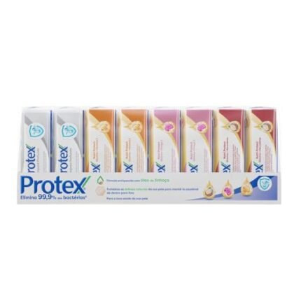 Aqui estão algumas opções de texto ALT, utilizando "Protex Proteção", cada uma com um foco diferente: **Opção 1 (Simples e direta):** `Protex Proteção: Barra de sabonete Protex Misto, embalagem com 8 unidades de 85g.` **Opção 2 (Enfatizando a proteção):** `Protex Proteção para uma pele saudável: Sabonete em Barra Protex Misto, 8 unidades para proteção diária.` **Opção 3 (Destacando o tipo de pele):** `Protex Proteção para pele mista: Sabonete em Barra Protex Misto, ideal para equilibrar a oleosidade e hidratar.` **Opção 4 (Incluindo um benefício):** `Protex Proteção antibacteriana: Sabonete em Barra Protex Misto, 8 unidades para limpeza e proteção contra bactérias.` **Opção 5 (Mais descritiva):** `Protex Proteção: Foto da embalagem do Sabonete em Barra Protex Misto, contendo 8 unidades de 85g. Ideal para pele mista, oferecendo proteção antibacteriana.` **Qual escolher?** A melhor opção depende do contexto da imagem e da sua estratégia de SEO. Se o foco principal é a proteção, use a opção 2 ou 4. Se é importante mencionar o tipo de pele, use a opção 3. Se precisa de uma descrição completa, use a opção 5. A opção 1 é a mais simples e adequada para a maioria dos casos. Lembre-se: o texto ALT deve ser conciso, relevante e informativo.