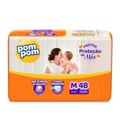 Aqui estão algumas opções de texto ALT, com diferentes níveis de detalhe: **Opção 1 (Mais simples e direta):** `Fralda Pom Pom Mega M` **Opção 2 (Um pouco mais descritiva):** `Fralda Pom Pom Mega M, tamanho médio.` **Opção 3 (Considerando o contexto da página - útil se a página for de venda online):** `Fralda Pom Pom Mega M para bebês, disponível para compra online.` **Qual escolher?** A melhor opção depende do contexto. Se a imagem for apenas um ícone ou parte de um menu, a opção mais simples é suficiente. Se a imagem for o destaque principal do produto, a opção mais descritiva é melhor. Se você está vendendo a fralda online, incluir a menção à venda online é interessante para SEO.