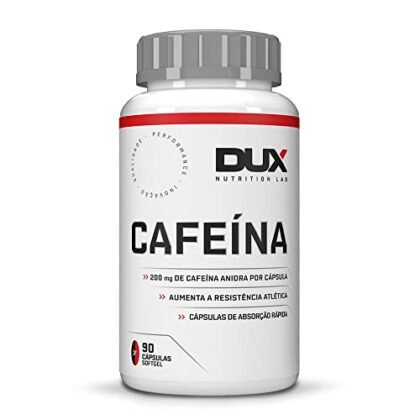 Aqui estão algumas opções de texto ALT, variando em descritividade: * **Curta e direta:** Cafeína Dux * **Um pouco mais descritiva:** Cafeína Dux Nutrition em pote com 90 cápsulas * **Mais detalhada (se relevante na imagem):** Pote de Cafeína Dux Nutrition, TK.JP, com 90 cápsulas, mostrando a embalagem do produto. A escolha do melhor texto ALT depende do contexto da imagem e do que você quer enfatizar. Se a imagem apenas mostra o pote de cafeína, a opção mais descritiva é boa. Se a imagem faz parte de um anúncio maior, a opção mais curta pode ser suficiente.