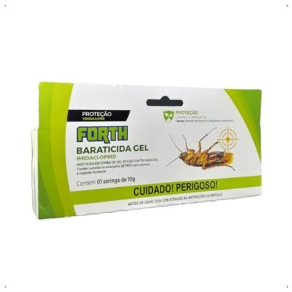 Aqui estão algumas opções de texto ALT para a imagem do produto "Forth Baraticida, Isca em Gel, Imidacloprid, Seringa, Bico Dosador, 10g", com foco na acessibilidade e descrição: **Opções:** * **Opção 1 (mais simples):** Forth Baraticida em gel, seringa com bico dosador para controle de baratas. * **Opção 2 (mais descritiva):** Embalagem de Forth Baraticida, isca em gel para baratas, apresentada em uma seringa plástica com bico aplicador, contendo 10g de produto. * **Opção 3 (foco na função):** Seringa de Forth Baraticida, isca em gel para eliminar baratas, com Imidacloprid e bico dosador para fácil aplicação em frestas e cantos. * **Opção 4 (para e-commerce):** Forth Baraticida, isca em gel eficaz contra baratas, embalagem prática em seringa de 10g com bico dosador para fácil aplicação. Compre agora! **Escolha a melhor opção dependendo do contexto do uso da imagem:** * Se a imagem estiver em uma página de produto em um site de e-commerce, a opção 4 é uma boa escolha. * Se a imagem estiver em um artigo sobre controle de pragas, a opção 3 pode ser mais apropriada. * Se você precisa ser breve e conciso, a opção 1 é a melhor. **Dicas adicionais:** * **Se a imagem mostrar a aplicação do produto**, adicione isso à descrição. Exemplo: "Aplicação de Forth Baraticida em gel com a seringa em uma fresta". * **Se a imagem mostrar detalhes específicos da embalagem**, mencione-os. Por exemplo: "Detalhe da seringa do Forth Baraticida com o bico dosador e a etiqueta com o nome do produto". Lembre-se que o texto ALT deve ser conciso, informativo e relevante para a imagem, ajudando pessoas com deficiência visual a entender o conteúdo visual.