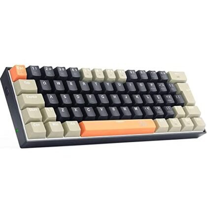 Aqui estão algumas opções de texto ALT para a imagem, considerando diferentes focos: **Opção 1 (Descritiva):** ``` Teclado Gamer Redragon Lakshmi com design em laranja, preto e cinza. ``` **Opção 2 (Com ênfase na marca e modelo):** ``` Teclado Gamer Redragon Lakshmi, ideal para gamers que buscam estilo e desempenho. ``` **Opção 3 (Com foco nas cores):** ``` Teclado Gamer Redragon Lakshmi com vibrante combinação de cores: laranja, preto e cinza. ``` **Opção 4 (Mais curta e direta):** ``` Teclado Redragon Lakshmi laranja, preto e cinza. ``` **Qual escolher?** A melhor opção depende do contexto da imagem e do que você quer destacar. * Se a imagem é apenas para mostrar o visual do teclado, a **Opção 1** ou a **Opção 4** são suficientes. * Se a imagem é parte de uma página de produto que enfatiza os benefícios do teclado, a **Opção 2** pode ser mais útil. * Se as cores são um ponto importante da imagem, a **Opção 3** é a melhor escolha. **Dica:** Para otimizar ainda mais o texto ALT, considere adicionar informações relevantes, como tipo de switch (se for visível) ou se é um teclado mecânico. Porém, mantenha o texto conciso e informativo.