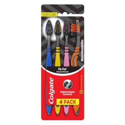 Aqui estão algumas opções de texto ALT, priorizando a descrição e o uso de "Colgate Carvão": **Opções Curtas e Diretas:** * Escova dental Colgate Carvão ZigZag, embalagem com 4 unidades. * Colgate Carvão ZigZag: Escova de dente para uma limpeza profunda. * Embalagem com quatro escovas dentais Colgate Carvão ZigZag. **Opções Mais Descritivas:** * Imagem de uma embalagem com quatro escovas dentais Colgate ZigZag Carvão, com cerdas pretas infundidas com carvão ativado. * Conjunto de escovas de dente Colgate ZigZag com carvão ativado, para uma limpeza superior e remoção de manchas superficiais. * Close-up da embalagem Colgate Carvão ZigZag, mostrando as escovas e destacando a tecnologia de carvão ativado. **Opção que inclui acessibilidade (se aplicável ao contexto):** * Imagem de embalagem de escovas Colgate Carvão ZigZag. Para mais informações sobre as escovas Colgate Carvão, acesse o conteúdo textual da página. **Ao escolher, considere:** * **O contexto da imagem:** Onde ela está sendo usada? Uma loja online? Um artigo de blog? * **O objetivo da imagem:** O que você quer que o usuário entenda ao ver a imagem? * **O comprimento:** Mantenha o texto conciso e relevante. Eu recomendaria usar uma das opções "curtas e diretas" se o contexto exigir brevidade, ou uma das "mais descritivas" se houver espaço e a necessidade de mais detalhes.