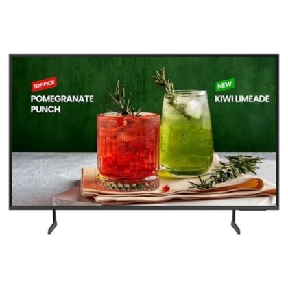 Aqui estão algumas opções de texto ALT para a imagem, variando em nível de detalhe: **Opção 1 (Mais simples):** `Samsung 4K 50 polegadas Smart TV` **Opção 2 (Um pouco mais descritivo):** `Samsung 4K 50" Smart TV com sistema Tizen` **Opção 3 (Incluindo o modelo, se visível na imagem):** `Samsung 4K 50" Smart TV modelo BE50D-H` **Opção 4 (Focando na experiência visual, se apropriado):** `Imagem de uma Samsung 4K 50" Smart TV mostrando cores vibrantes` **Escolha a opção que melhor se adapta ao contexto da sua imagem e ao que você quer comunicar.** Se a imagem foca na tela em si, a Opção 4 pode ser interessante. Se você precisa ser mais técnico, a Opção 3 é melhor. A Opção 1 é uma boa escolha geral.