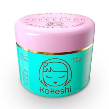 Aqui estão algumas opções de texto ALT para a imagem do "Creme Facial Pele de Porcelana Kokeshi", usando "Kokeshi Facial" como base, com diferentes níveis de detalhe: **Opções concisas:** * **Kokeshi Facial: Creme para uma pele impecável.** (Foca no benefício principal) * **Kokeshi Facial: Pote de creme com inspiração na boneca Kokeshi.** (Descreve o visual) **Opções mais descritivas:** * **Kokeshi Facial: Close-up do pote de Creme Facial Pele de Porcelana Kokeshi. Embalagem inspirada na estética delicada das bonecas Kokeshi.** (Ideal se a imagem foca na embalagem) * **Kokeshi Facial: Creme facial prometendo pele de porcelana, com design inspirado na beleza tradicional japonesa das bonecas Kokeshi.** (Combina descrição e promessa do produto) **Opção com foco na marca (se relevante):** * **[Nome da Marca] Kokeshi Facial: Creme Pele de Porcelana Kokeshi, inspirado na beleza das bonecas japonesas.** (Adicione o nome da marca se for importante) **Qual opção escolher?** * **Se o foco da imagem for a embalagem:** Uma descrição mais detalhada da embalagem é melhor. * **Se o foco da imagem for o resultado prometido:** Uma descrição que mencione a pele de porcelana é mais apropriada. * **Em geral:** Opte pela opção mais concisa que ainda transmita o principal aspecto da imagem e sua relevância para o contexto da página. Lembre-se: o texto ALT deve ser informativo e relevante para o conteúdo da página. O objetivo é descrever a imagem para usuários com deficiência visual e ajudar os mecanismos de busca a entender o conteúdo da página.