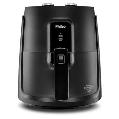 Aqui estão algumas opções de texto ALT para a imagem, variando em detalhe: **Opção 1 (simples):** `Air Fryer Philco` **Opção 2 (mais descritiva):** `Air Fryer Philco PFR15PG Gourmet Black` **Opção 3 (foco na funcionalidade):** `Air Fryer Philco para cozinhar de forma saudável.` **Opção 4 (mais completa):** `Air Fryer Philco PFR15PG Gourmet Black 4,4L, fritadeira elétrica sem óleo.` **Recomendação:** A opção mais recomendada é a **Opção 2: `Air Fryer Philco PFR15PG Gourmet Black`**. Ela equilibra a inclusão da sua palavra-chave ("Air Fryer Philco") com informações adicionais sobre o modelo, tornando o texto mais relevante para mecanismos de busca e usuários com deficiência visual. Lembre-se que o texto ALT deve ser conciso e descrever o que está na imagem da forma mais clara possível. Evite enchê-lo com palavras-chave desnecessárias.