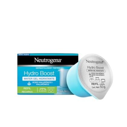 Aqui estão algumas opções de texto ALT, variando em nível de detalhe: * **Opção 1 (Mais simples):** Hydro Boost Refil * **Opção 2 (Um pouco mais descritiva):** Hydro Boost Refil do hidratante Neutrogena Water Gel. * **Opção 3 (Mais informativa, útil se houver elementos visuais específicos):** Hydro Boost Refil, embalagem econômica do Neutrogena Water Gel, 50g. A melhor opção depende do contexto da imagem. Se a imagem for apenas da embalagem do refil e a marca Neutrogena já foi mencionada no texto ao redor, a opção mais simples pode ser suficiente. Se a imagem é apenas uma das várias imagens no produto, a opção mais descritiva pode ser melhor. Se a imagem destaca o tamanho ou algum outro detalhe, a opção mais informativa seria a melhor.