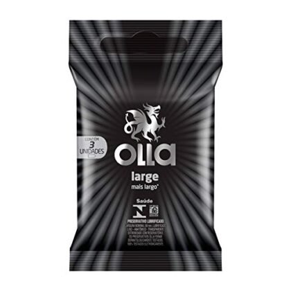Aqui estão algumas opções de texto ALT para a imagem do produto "Olla Preservativo Camisinha Large 3 Unidades", utilizando "Olla Large", e focando em diferentes aspectos: **Opções mais curtas e diretas:** * `Olla Large: Preservativos para maior conforto.` * `Embalagem com 3 preservativos Olla Large.` * `Olla Large para uma experiência mais segura e confortável.` **Opções mais descritivas:** * `Imagem da embalagem de Olla Large, preservativos masculinos de tamanho maior, contendo 3 unidades.` * `Primeiro plano da caixa de Olla Large, indicando preservativos de tamanho grande para maior conforto e segurança.` * `Close-up da embalagem de preservativos Olla Large, destacando o tamanho grande e a quantidade de 3 unidades.` **Opções que consideram a acessibilidade (se a imagem for clicável para compra):** * `Link para comprar: Olla Large, preservativos masculinos, 3 unidades. Clique para mais informações.` * `Promoção: Olla Large - Preservativos tamanho grande. Clique na imagem para adquirir.` **Dica:** Escolha a opção que melhor se adequa ao contexto da página e ao que você deseja enfatizar. Se a página já menciona o produto em detalhes, uma opção mais curta pode ser suficiente. Se a imagem for a principal forma de apresentação do produto, uma descrição mais completa é recomendada.