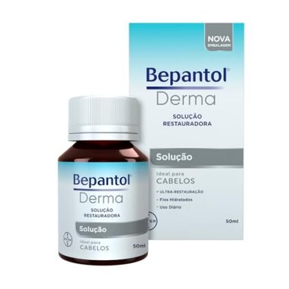 **Opções:** * **Hidratação Capilar: Bepantol Derma Solução para Cabelos** (Simples e direto) * **Solução de Hidratação Capilar Bepantol Derma: Cabelos Restaurados** (Adiciona um benefício) * **Hidratação Capilar com Bepantol Derma: Frasco de 50ml** (Especifica o tamanho) * **Produto para Hidratação Capilar: Bepantol Derma Solução Restauradora** (Foca no produto) A melhor opção vai depender do contexto da sua página. Se a página já menciona o Bepantol Derma, a primeira opção é suficiente. Se você quer destacar o benefício, a segunda é melhor. Se o tamanho é importante, a terceira.