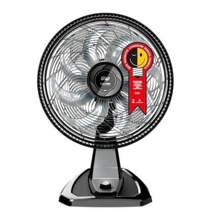 Aqui estão algumas opções de texto ALT para a imagem, considerando "WAP Flow Turbo" e focando em diferentes aspectos: **Opção 1 (Focada na marca e modelo):** ``` WAP Flow Turbo: Ventilador de mesa e parede de 50cm, oferecendo alta performance com tecnologia silenciosa e econômica. ``` **Opção 2 (Focada nos benefícios):** ``` WAP Flow Turbo: Refresque-se com o ventilador potente e silencioso da WAP, ideal para mesa ou parede. ``` **Opção 3 (Mais descritiva):** ``` WAP Flow Turbo: Ventilador de 50cm com 8 pás, 3 velocidades e design versátil para mesa ou parede. ``` **Opção 4 (Focada na potência e voltagem - útil se for uma imagem específica do produto):** ``` WAP Flow Turbo 127V: Ventilador de mesa e parede com 180W de potência, ideal para refrescar o ambiente. ``` **Qual escolher?** * **Opção 1 e 2:** Boas opções gerais, focadas no nome e nos benefícios. * **Opção 3:** Mais descritiva, útil se você quer destacar as características do produto. * **Opção 4:** Melhor se a imagem mostra a voltagem específica do ventilador. A melhor opção dependerá do contexto da imagem e da sua estratégia de SEO. Se você tem espaço, pode até combinar elementos de diferentes opções.